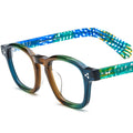 Retro Square Acetate Eyeglass Frames