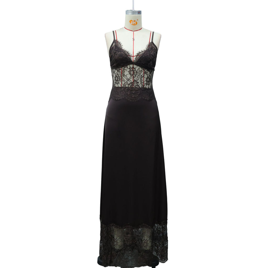 Women's Lace Spaghetti Strap Dress