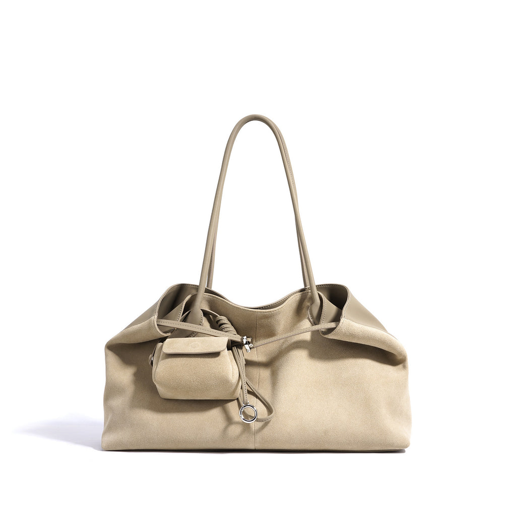 Genuine Leather Tote Shoulder Bag