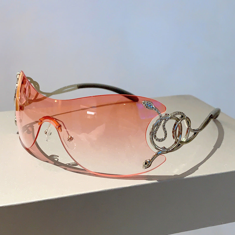 Frameless Snake Legs Sunglasses