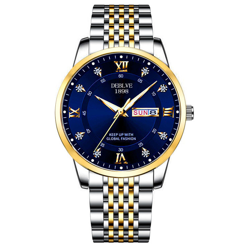 Fashion watch non-mechanical scanning