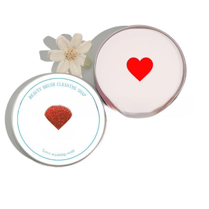 Makeup Brush Cleaning Soap, Silicone Pad