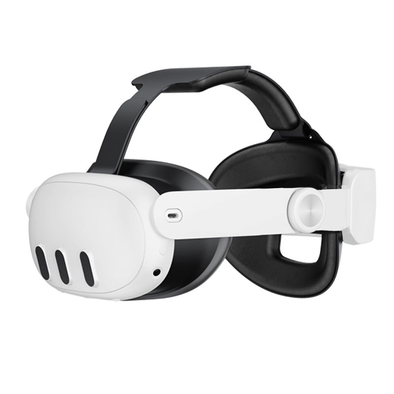 Adjustable VR Headband with Extended Battery for Meta Quest 3