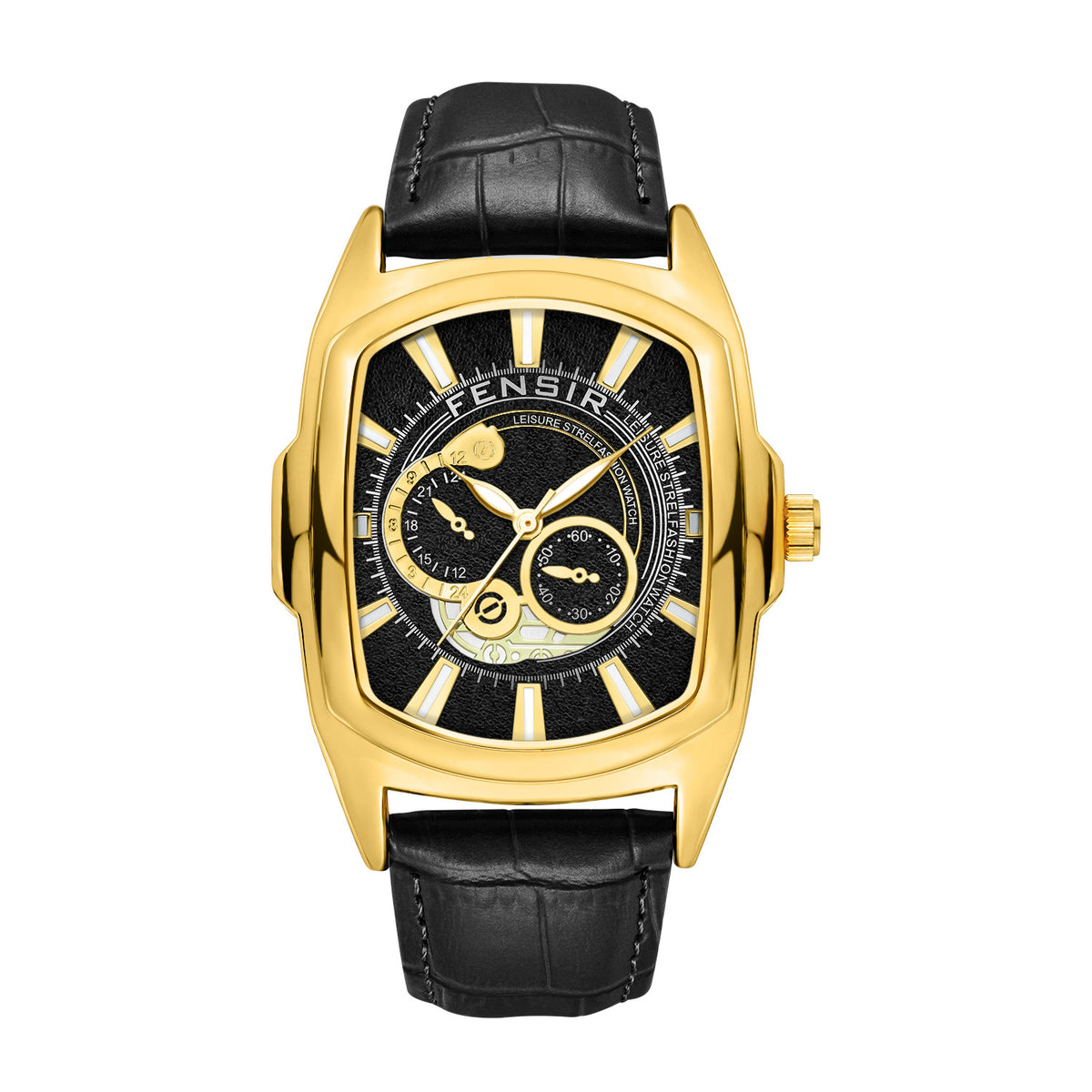 Waterproof luminous quartz watch