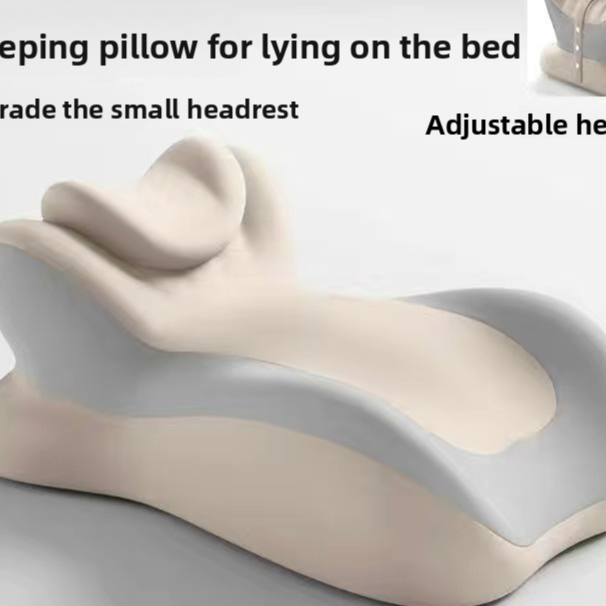 Memory foam side-sleeping pillow
