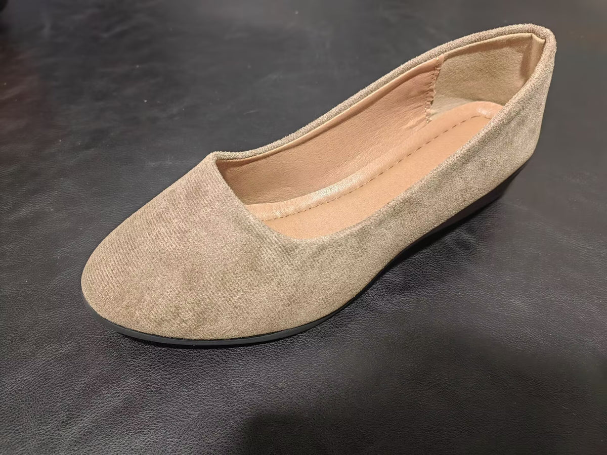 Womens Pointed Toe Wedge Casual Shoes