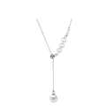 S925 Sterling Silver Pearl Necklace Ins Style Clavicle Chain