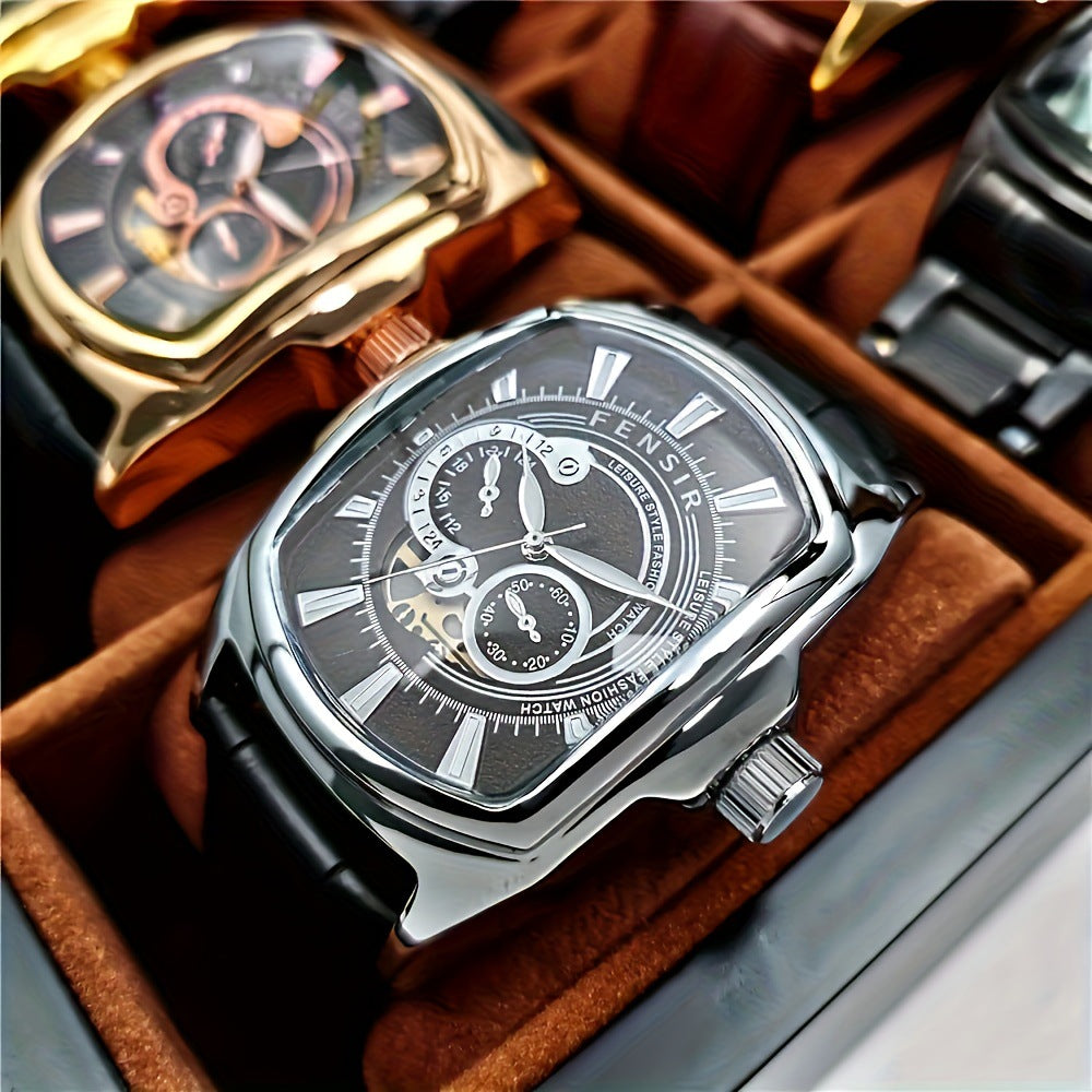 Waterproof luminous quartz watch