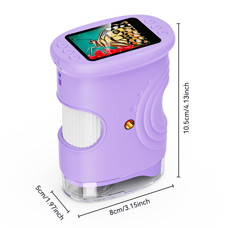 Children's Microscope 382 Digital Toy Outdoor Teaching Aid Handheld Magnifying Glass