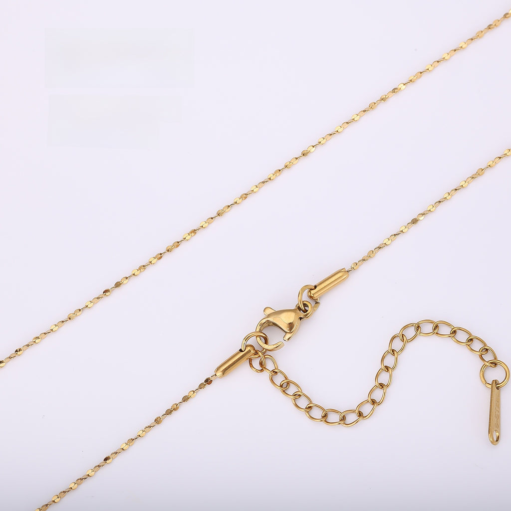 Versatile Braided Chain and Blade Necklace