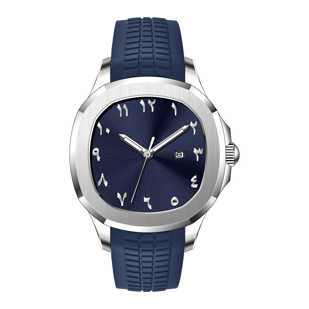 Classic Waterproof Quartz Watch with Silicone Strap