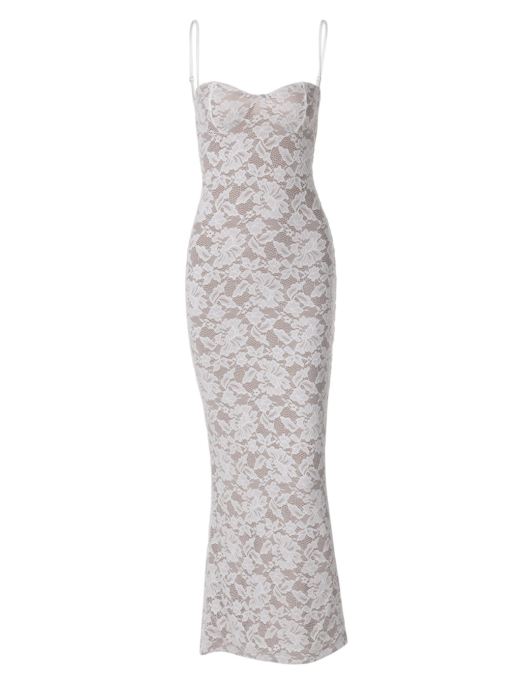 Women's Lace Backless Long Dress