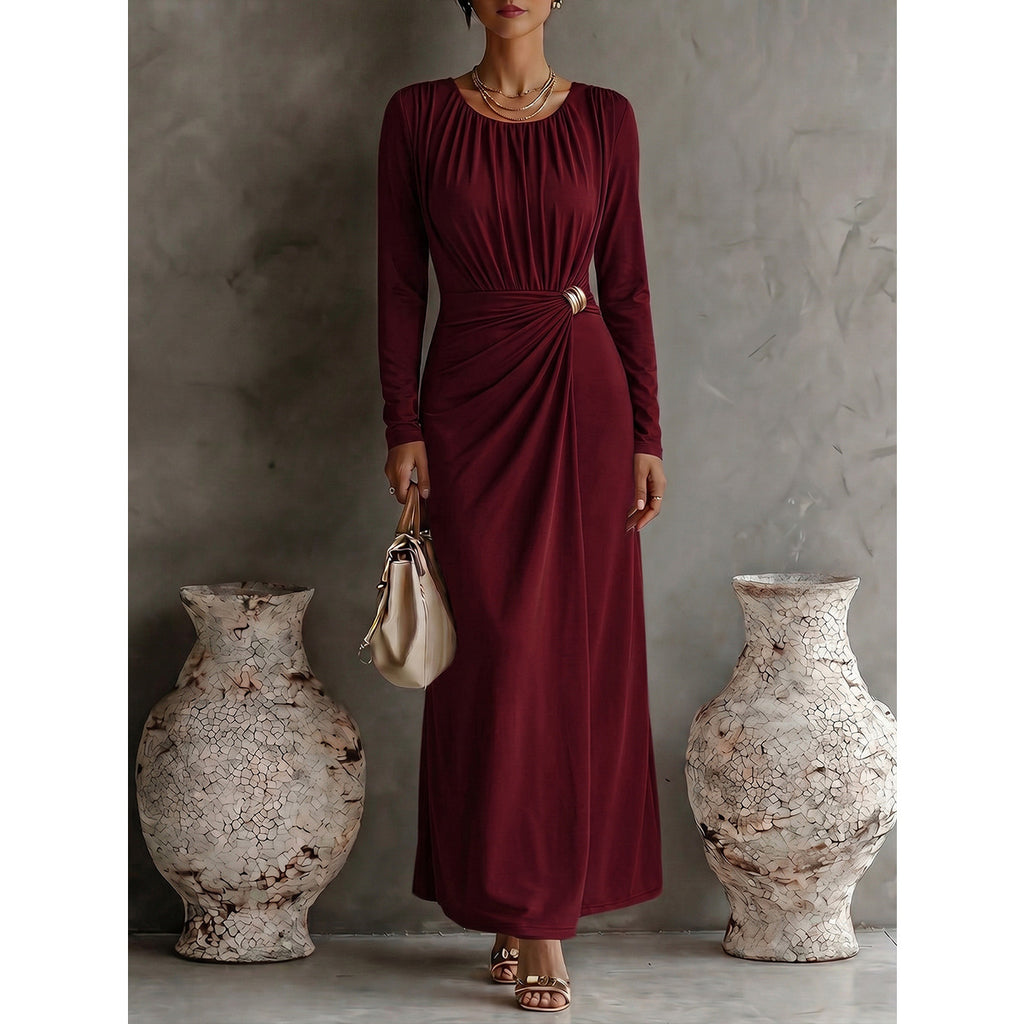 Plus Size Long Sleeve Formal Bodycon Dress