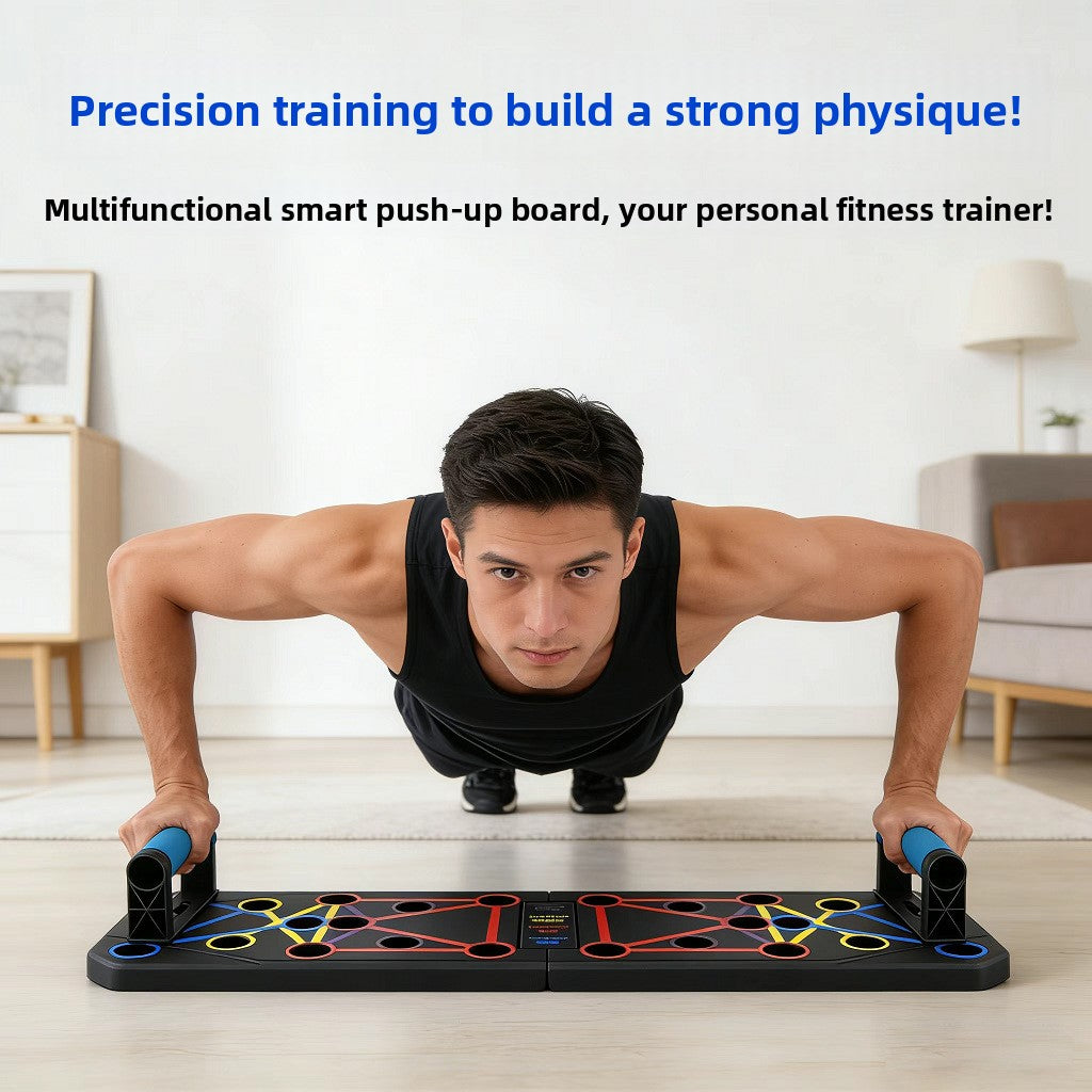 Multifunctional Foldable Push-Up Board for Home Exercise