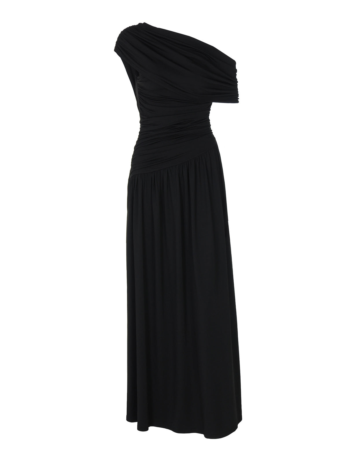 Womens Slant Collar Pleated Dress
