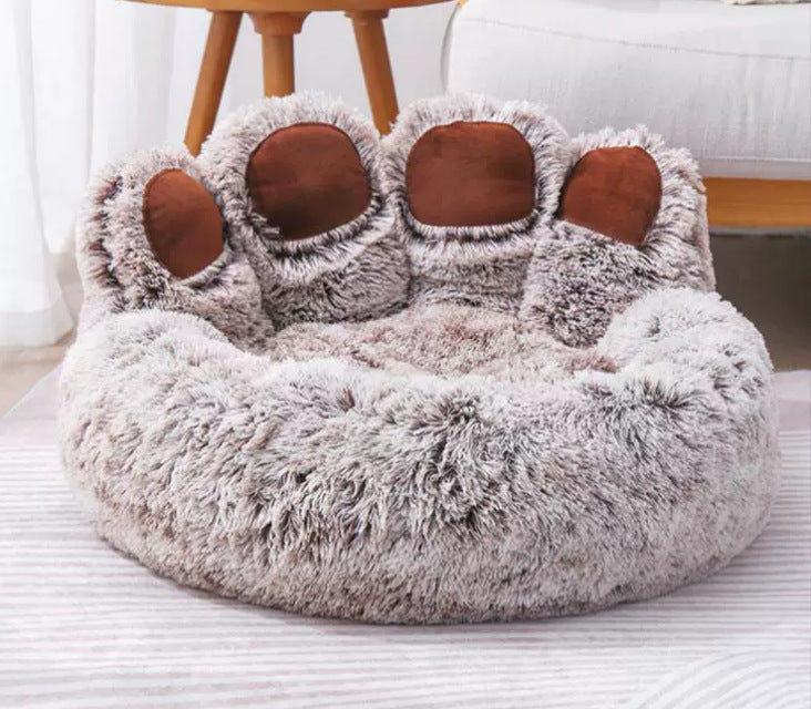 Bear paw-shaped pet sofa cushion