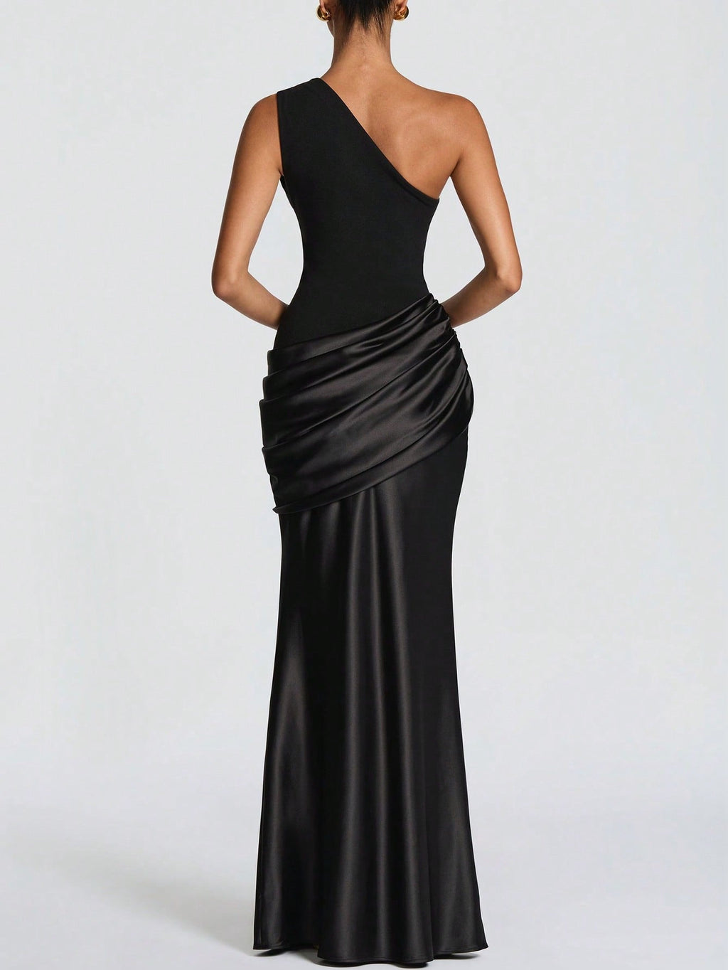 Elegant One-Shoulder Long Evening Dress