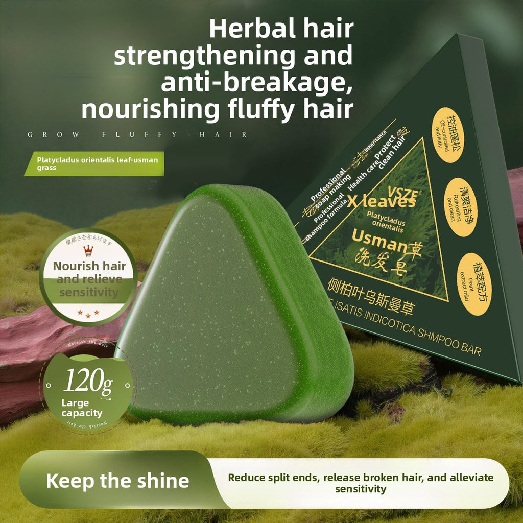 Herbal Shampoo Soap for Oil Control and Cleansing