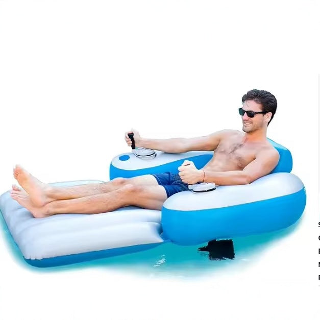Inflatable Electric Floating Chair with Propeller