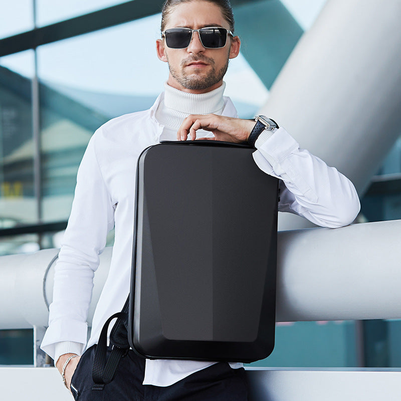 PC Hard Shell USB Charging Backpack