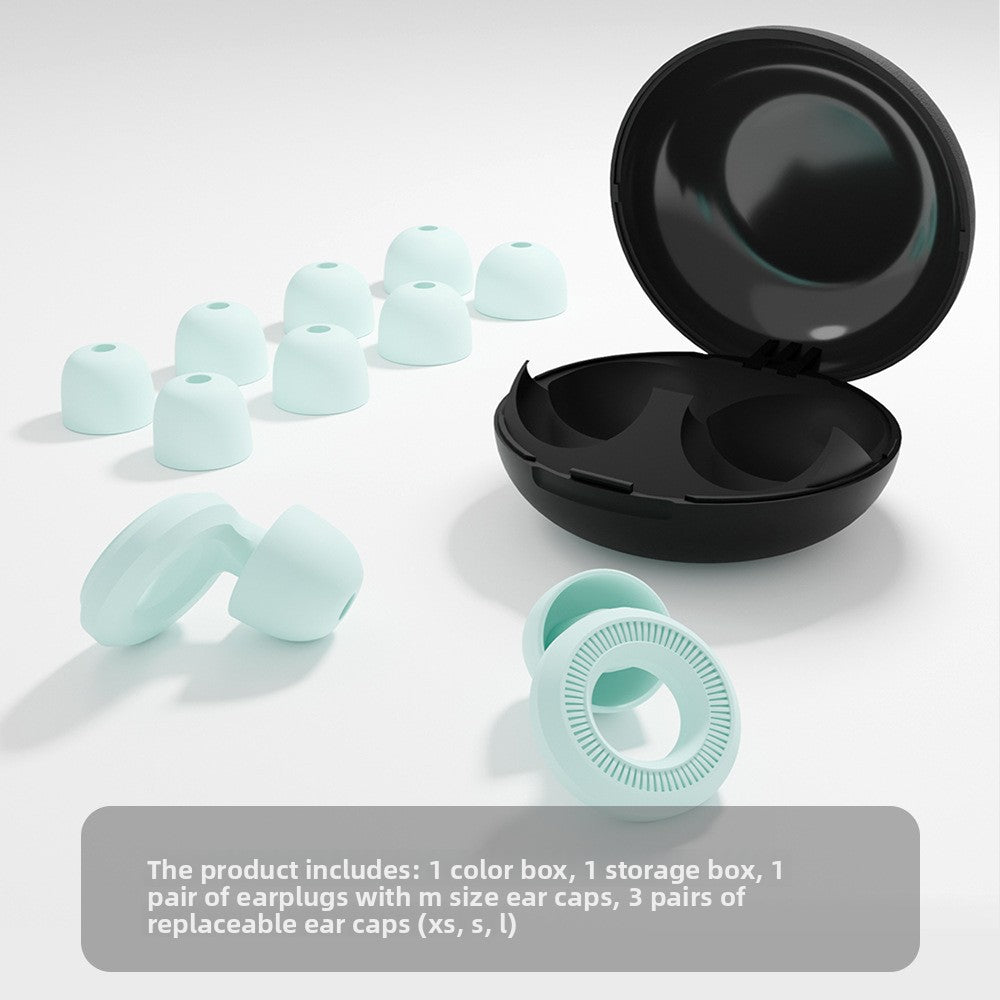 Noise-reducing earplugs with a filter