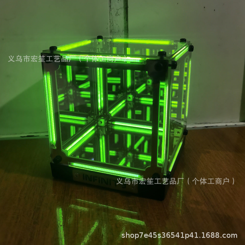 Creative 3D Cube RGB Desktop Atmosphere Light