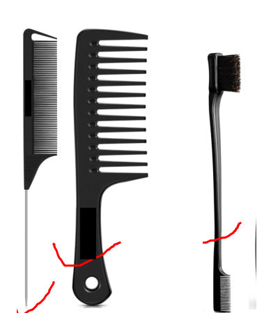 12-Piece Hairdressing Comb Set with Spray Bottle