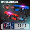 Interactive battle toy gun