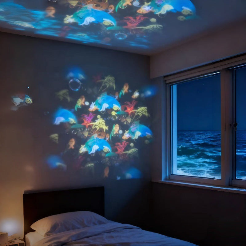 Rotating LED Holiday Projector Light