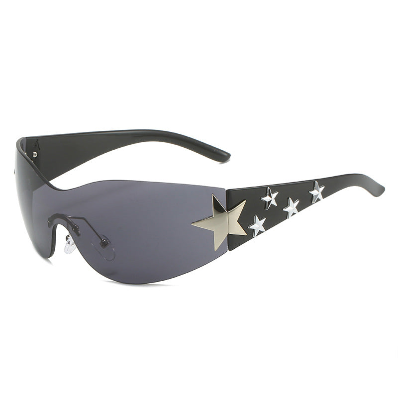 Diamond-studded sunglasses