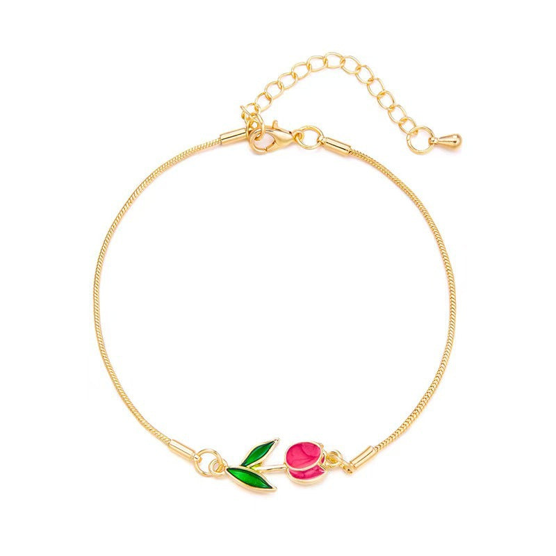 Women's Alloy Tulip Bracelet