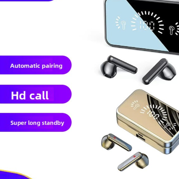 S20 Bluetooth Earphones with Digital Display and Long Battery Life