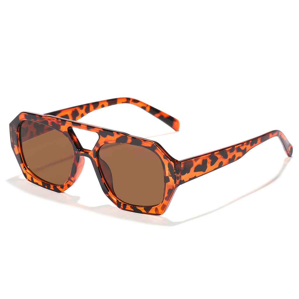 Retro Square Frame Sunglasses