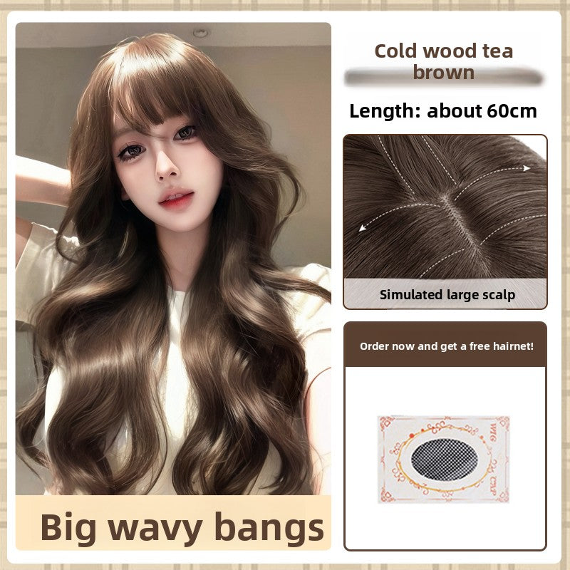 Women's Synthetic Big Wave Long Curly Hair Wig