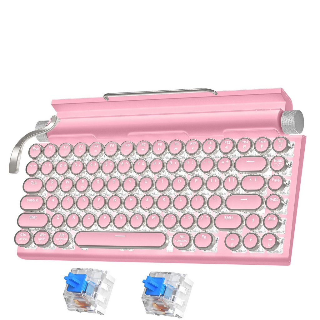 Retro Bluetooth Mechanical Keyboard