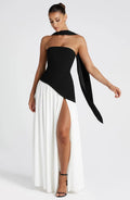 Women's High-Slit Bodycon Long Dress
