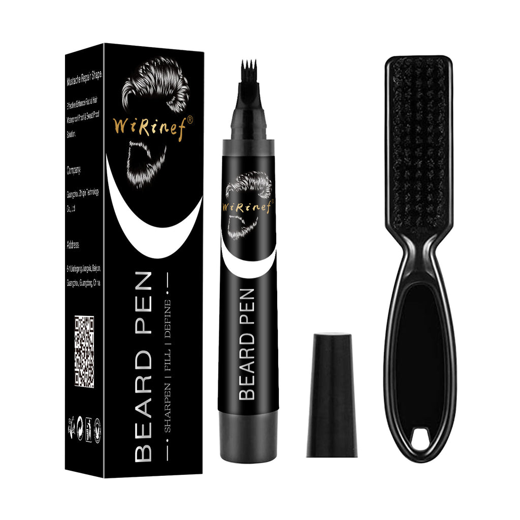 Beard Filler Pen with Brush for Men