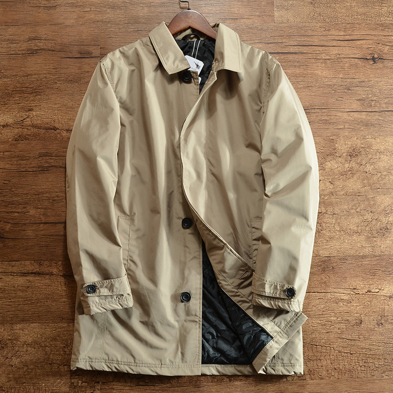 Long Windbreaker Coat