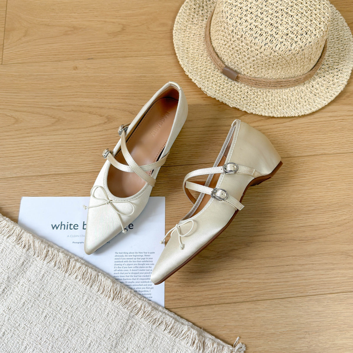 Chunky-heeled pointed-toe high heels