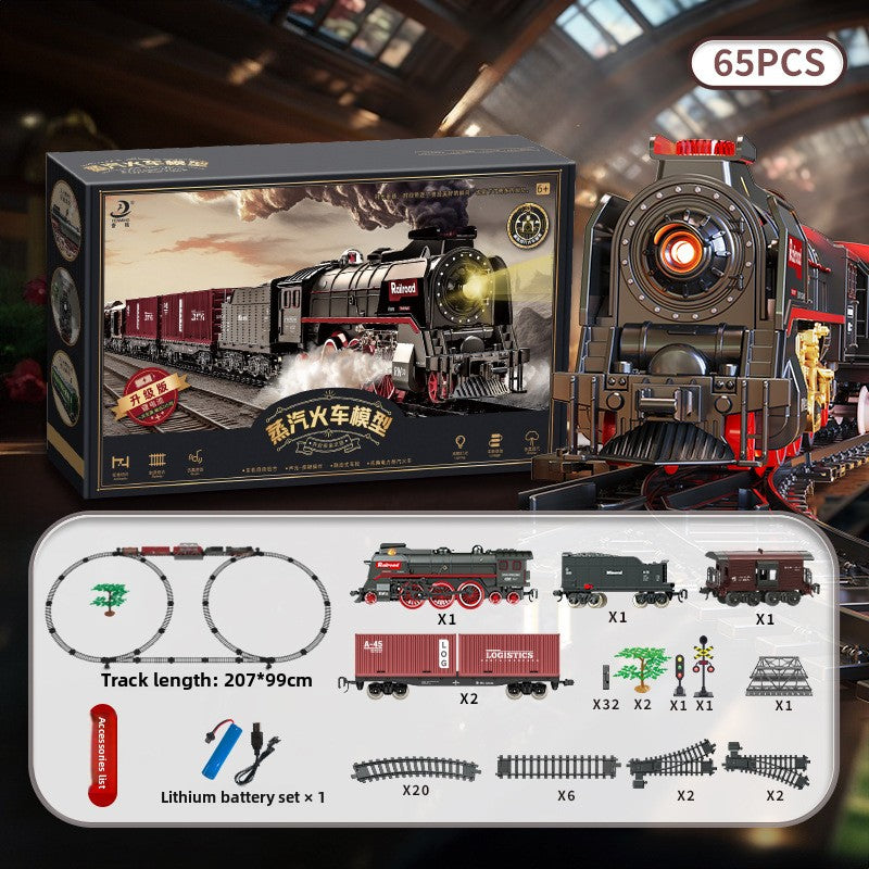 Christmas electric remote control train toy