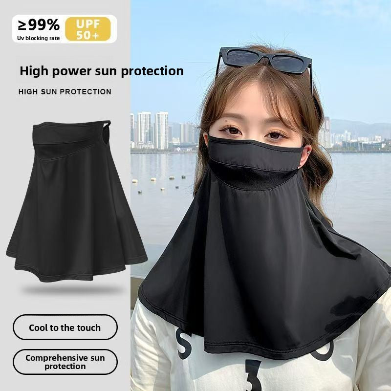 Ice Silk Protective Face Mask with UV Defense