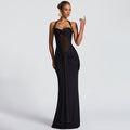 Elegant Mesh Fishtail Bodycon Dress