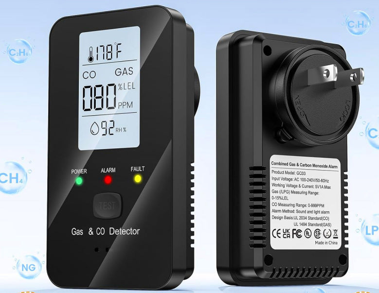 4-in-1 Gas Carbon Monoxide Smoke Detector