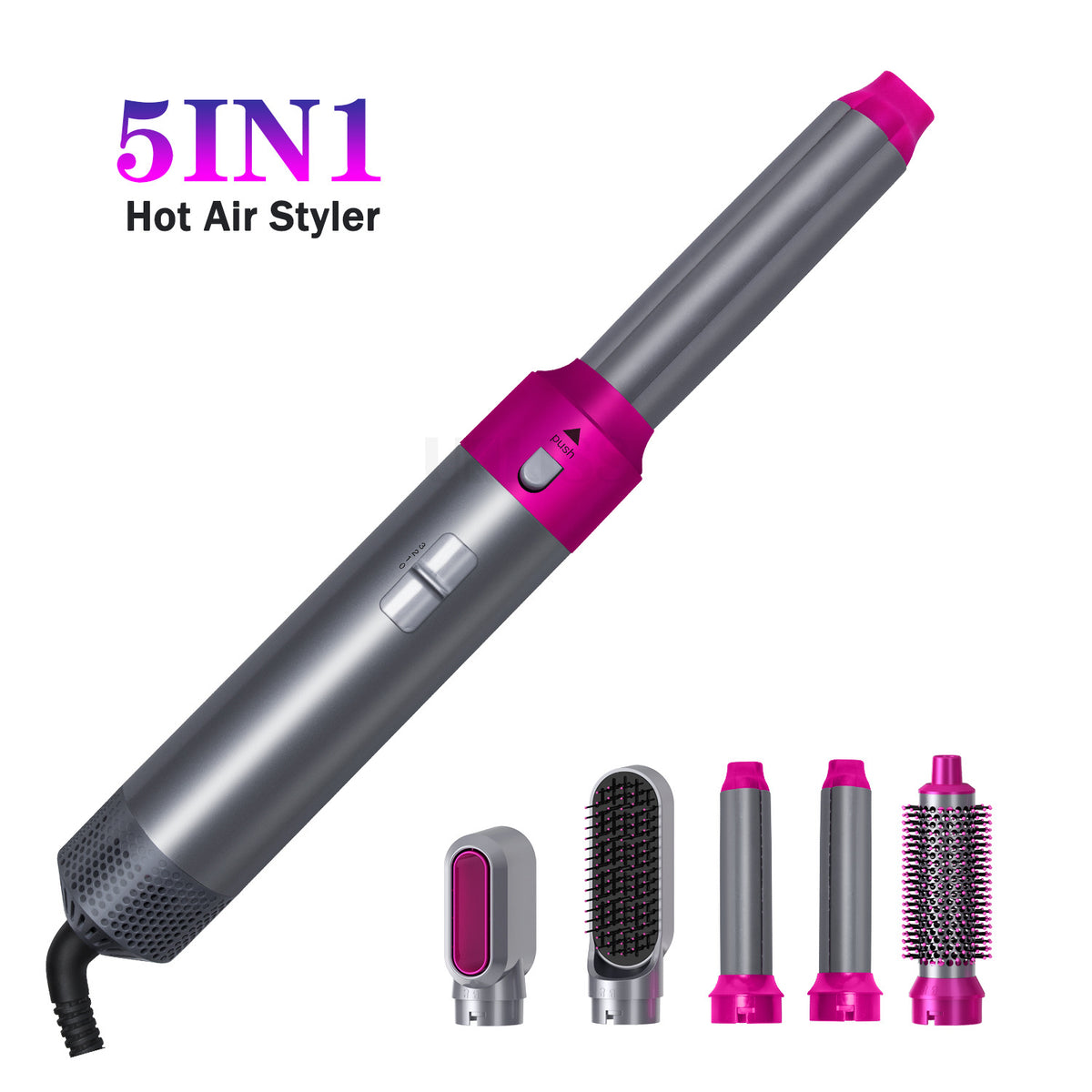 Multifunctional Hot Air Comb Hair Dryer Styler