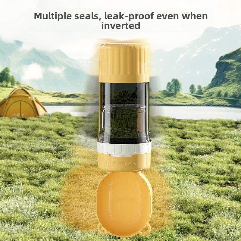 Portable Pet Water Feeder Outdoor Water Bottle for Dogs Cats