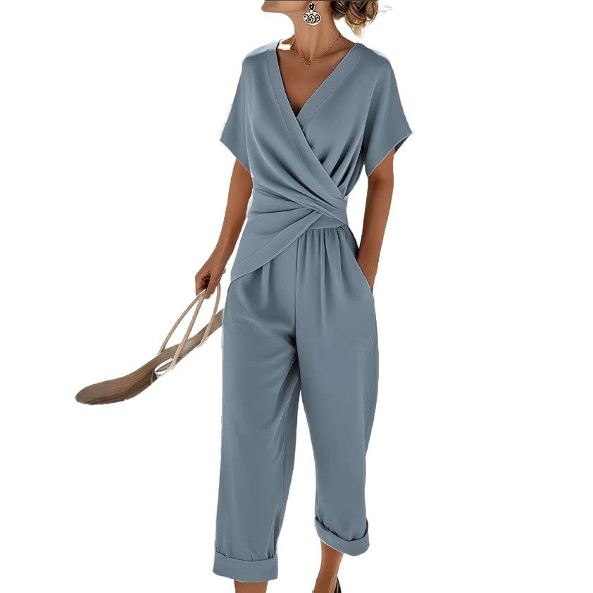 Women's Short Sleeve Casual Set