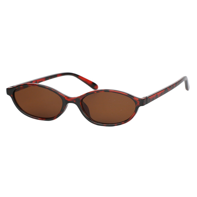 Women's Oval Cat-Eye UV400 Sunglasses Lightweight PC Frame