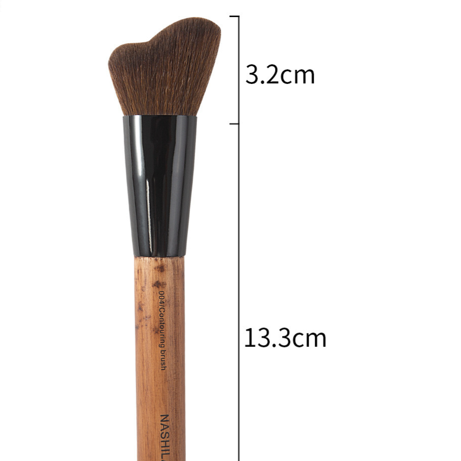 14-Piece Wooden Handle Makeup Brush Set