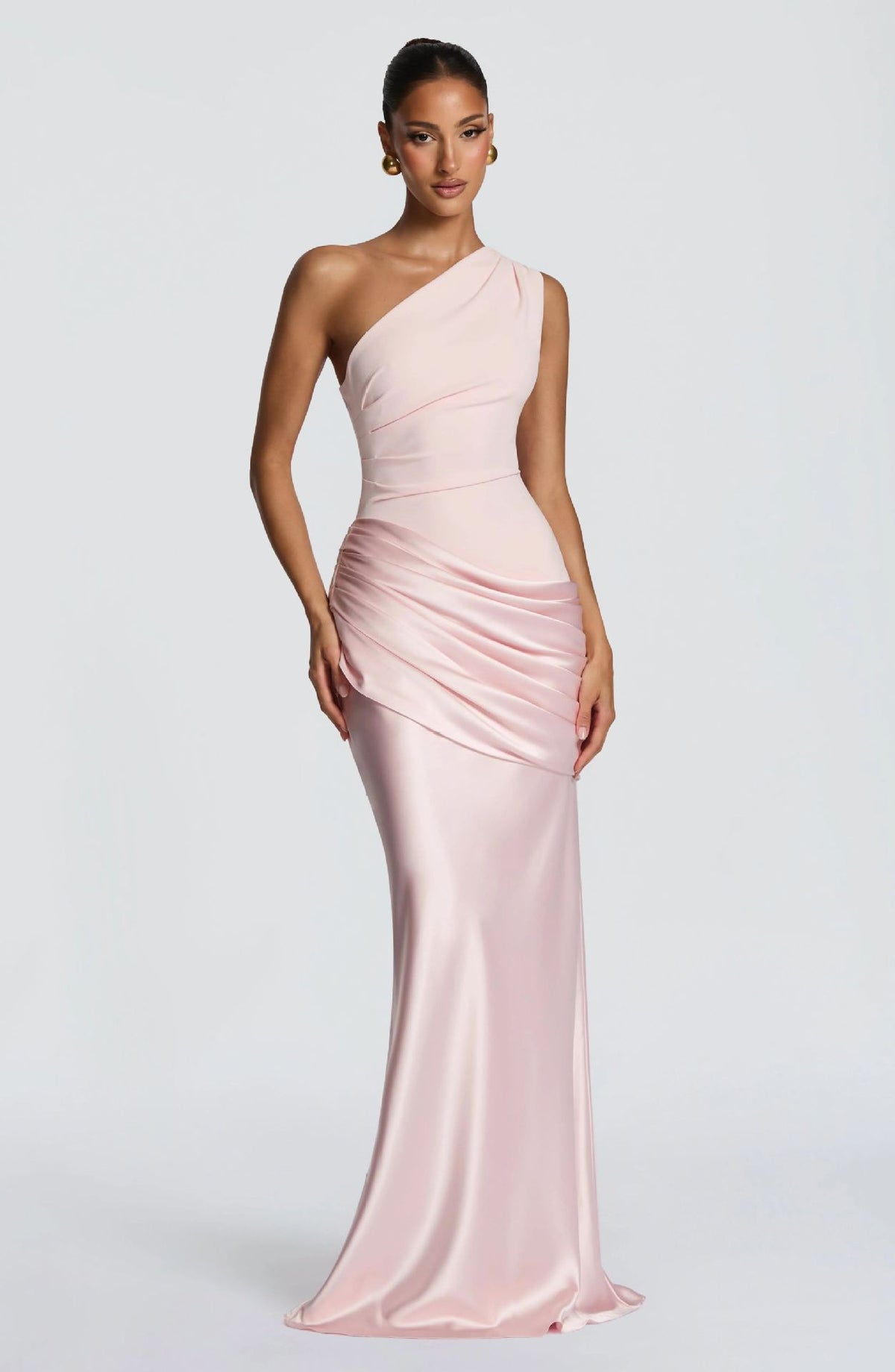 Retro Drapey Slim Fit Dress