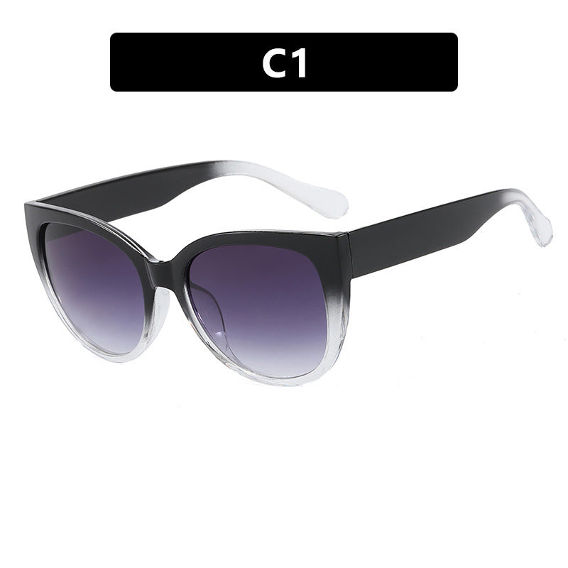 Cat-eye minimalist sunglasses